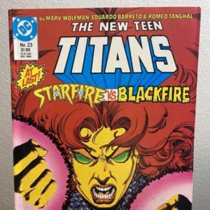 New Teen Titans (1984 2nd Series) New Titans #23 DC Comics Vtg
